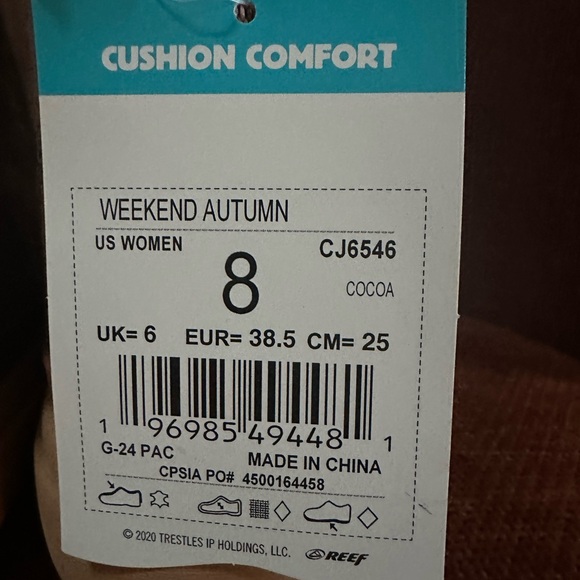 Reef Weekend Autumn Boots Cocoa Brown Women’s 8 NWT - Picture 6 of 11